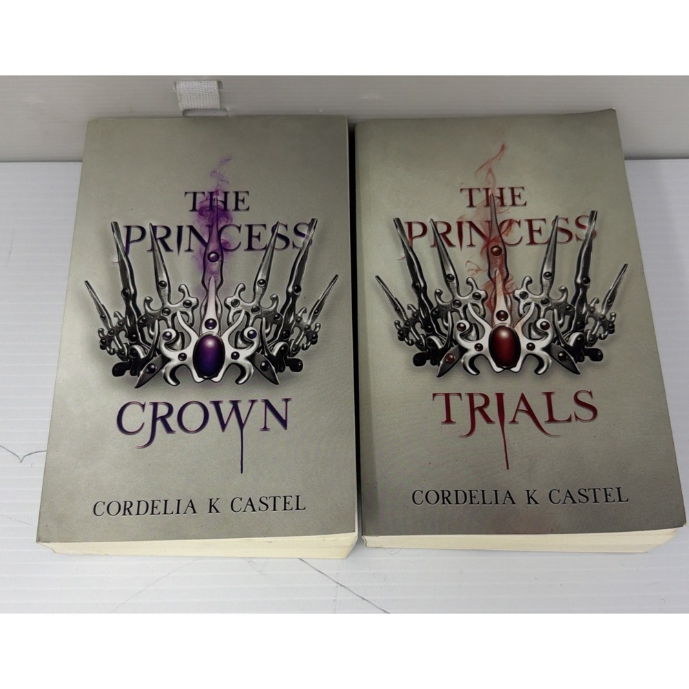 The Princess Trials & The Princess Crown Book Lot Of 2 Dystopian Romance Novel